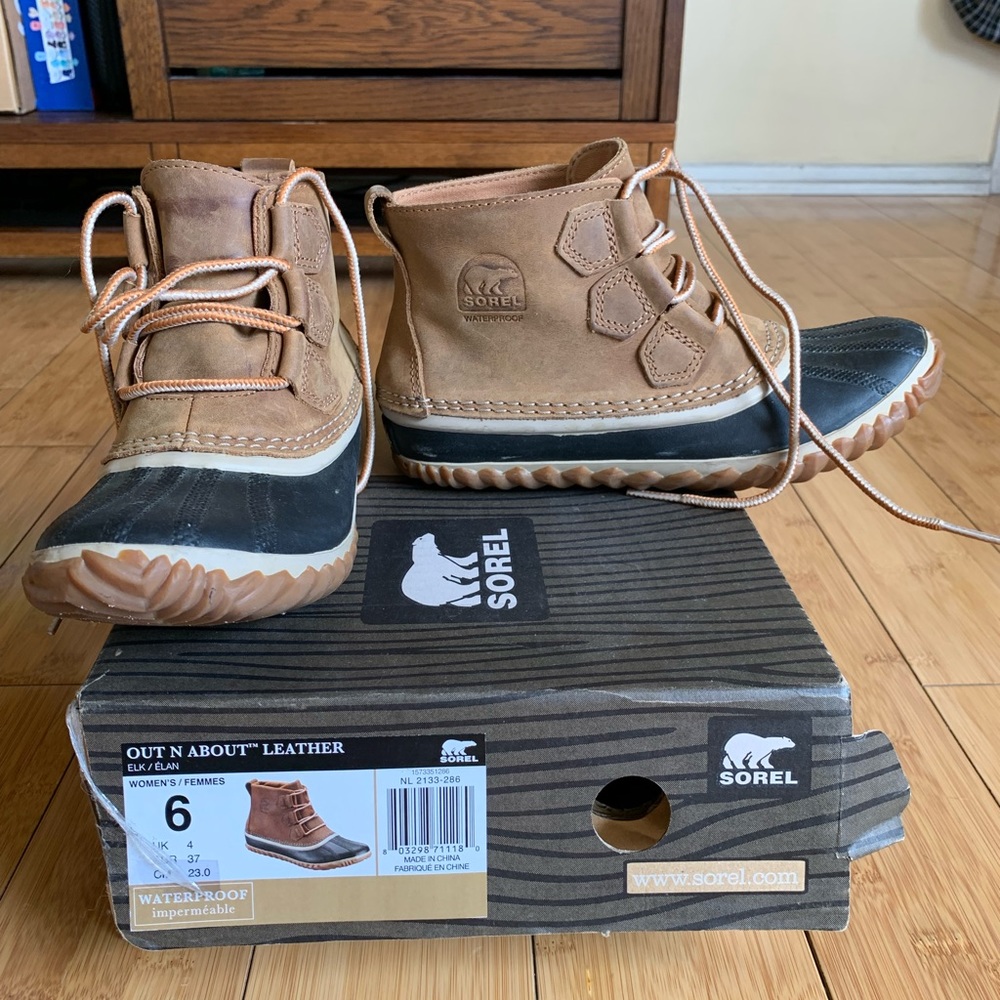 sorel out and about waterproof bootie